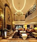 装修案例：成都别墅设计望江橡树林新古典风格案例