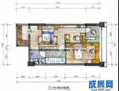 荷里活,户型图,点击放大