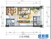 荷里活,户型图,点击放大