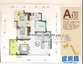 北湖龙郡,户型图,点击放大