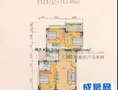 人和世家,户型图,点击放大