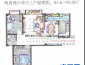 蓝岸丽景,户型图,点击放大