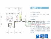 榕树岭八克拉,户型图,点击放大