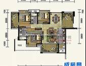 四季豪廷,户型图,点击放大