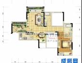 中森光华1号,户型图,点击放大