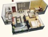 中房学府海棠,户型图,点击放大