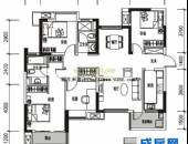 万科金色领域,户型图,点击放大