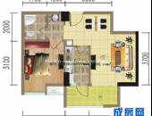 双楠偶寓,户型图,点击放大
