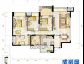 都城雅颂居,户型图,点击放大