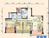 汇厦沙河锦庭,户型图,点击放大