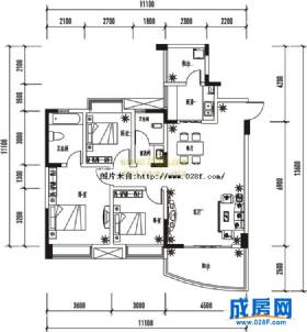 天晨花溪碧-户型图
